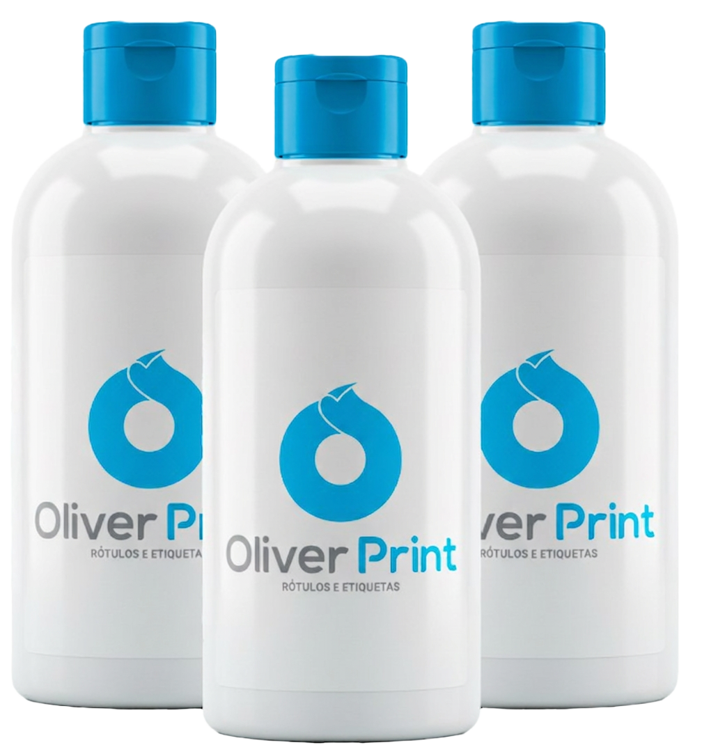 Rótulo adesivo produzido pela Oliver Print