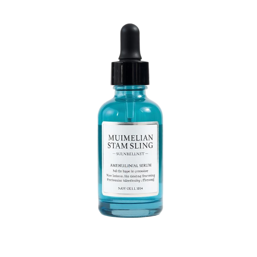 Rótulo de sérum de skincare produzido pela Oliver Print